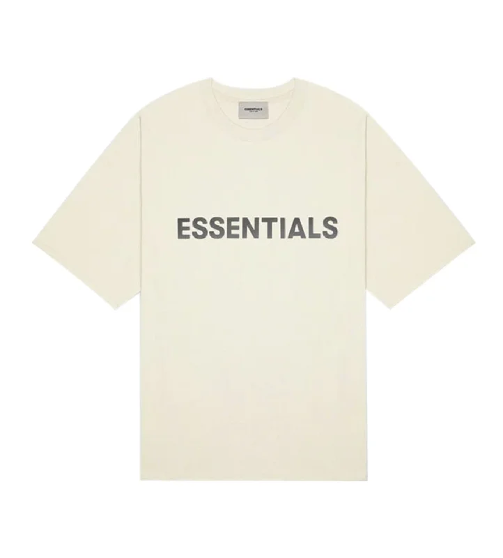 Essentials Cream Tee Front Logo