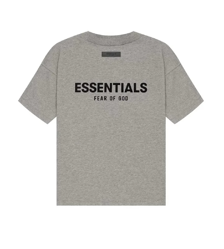 Essentials Dark Oatmeal Velvet Tee