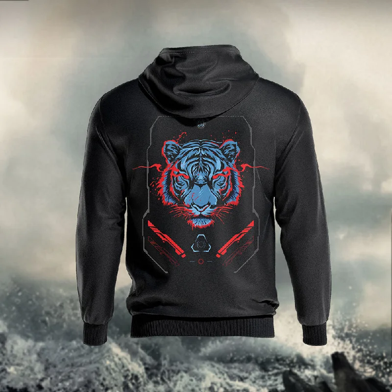 Fury Of The Tiger | Devara Official Oversized Hoodie (Front & Back)