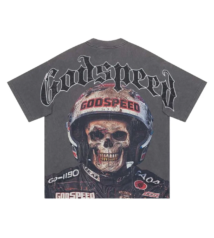 Godspeed Speedracer Tee Grey Wash