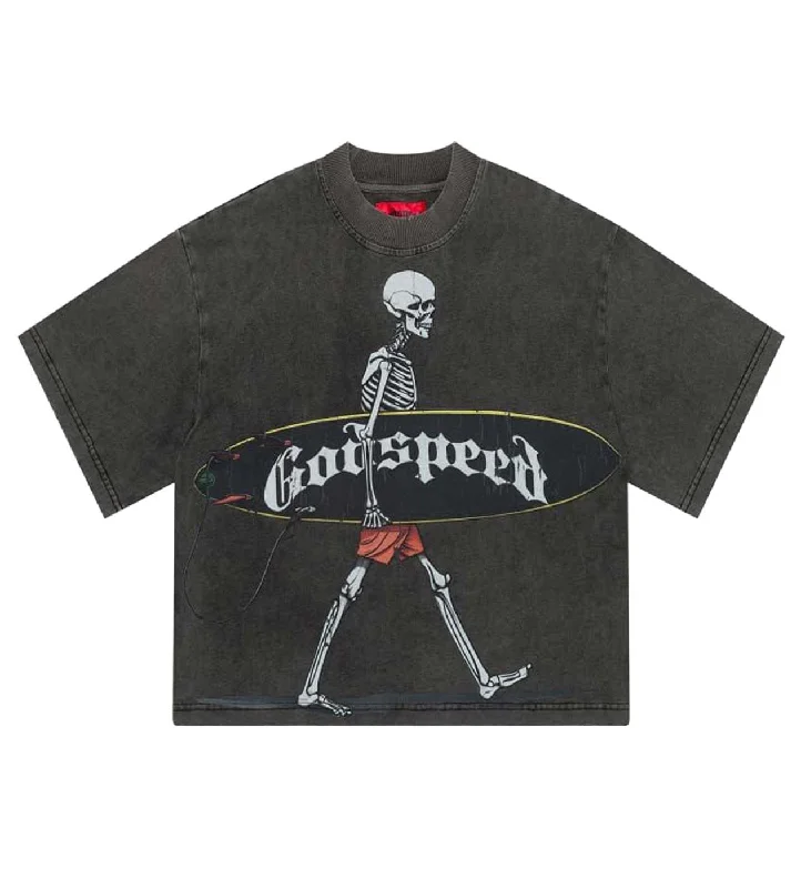 Godspeed Surf Day Tee Grey Wash