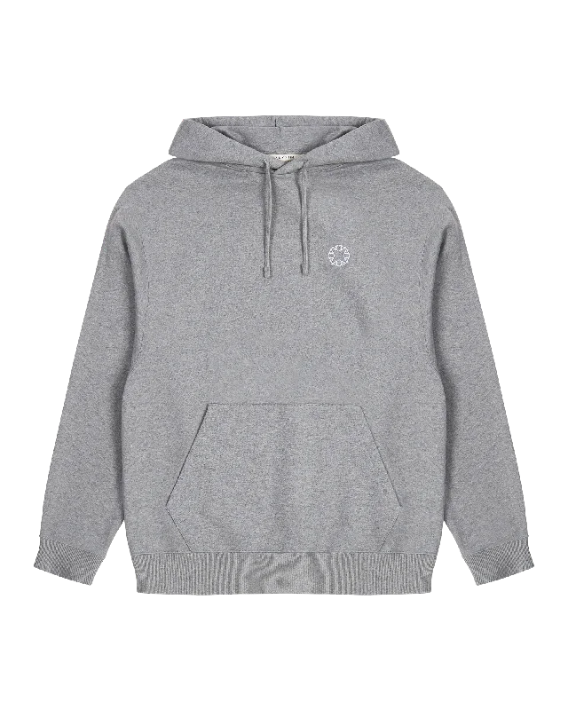 GREY BOXY PULLOVER HOODIE