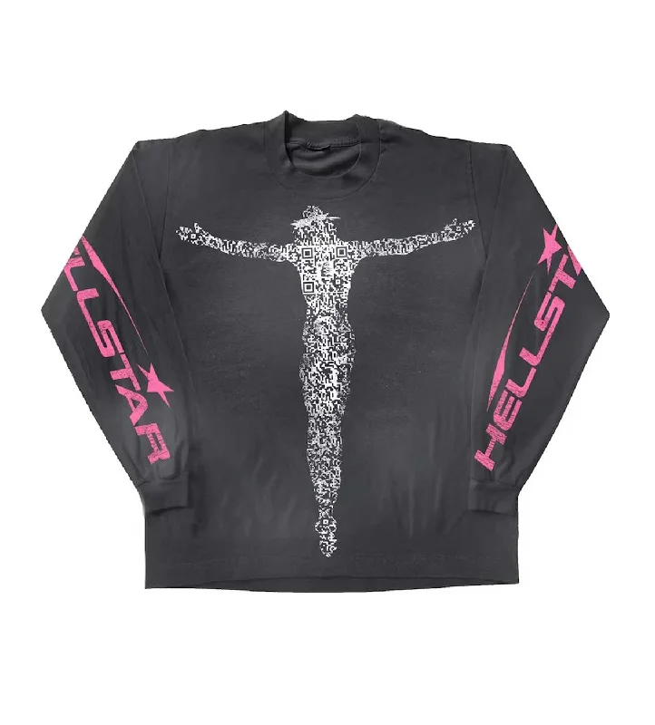 Hellstar Studios QR Code Christ Long Sleeve L/S Tee Black