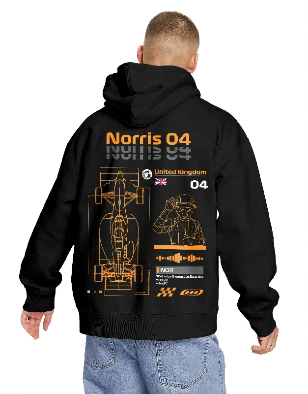 Number 04 | Grand Prix Hoodie (Left Pocket & Back)