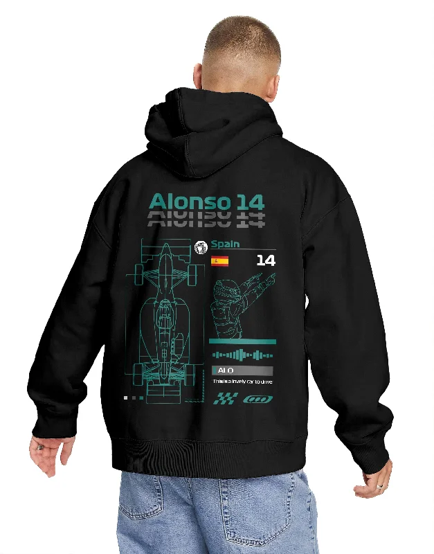 Number 14 | Grand Prix Hoodie (Left Pocket & Back)