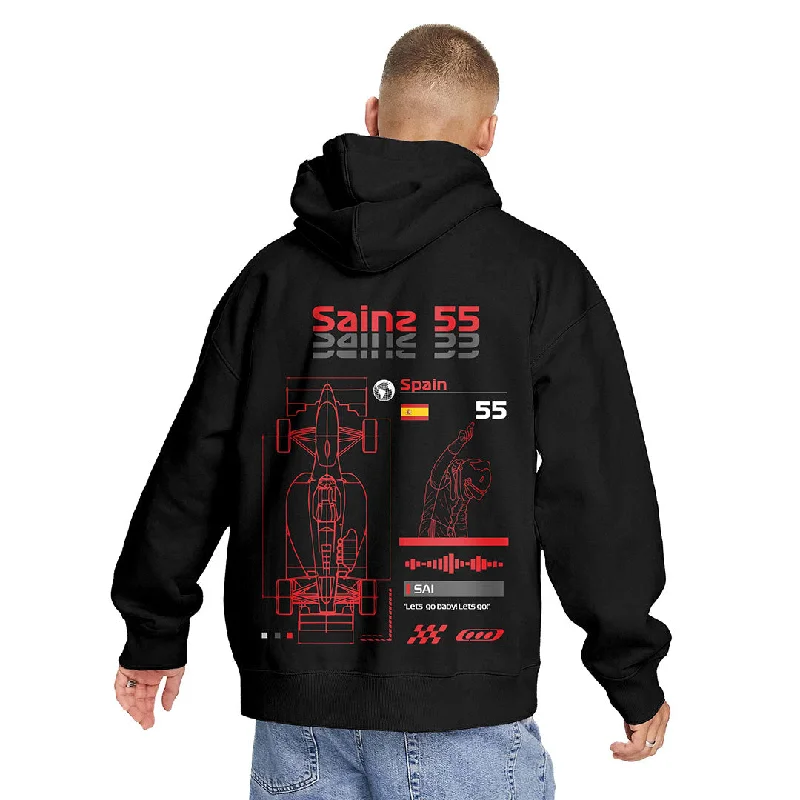 Number 55 | Grand Prix Hoodie (Left Pocket & Back)