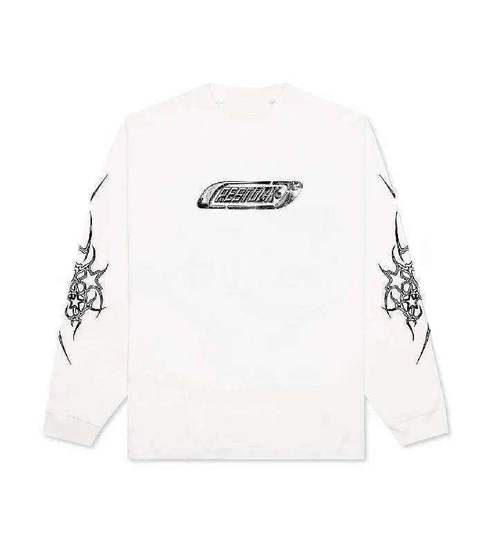 Restock AR Chrome White Long Sleeve Tee