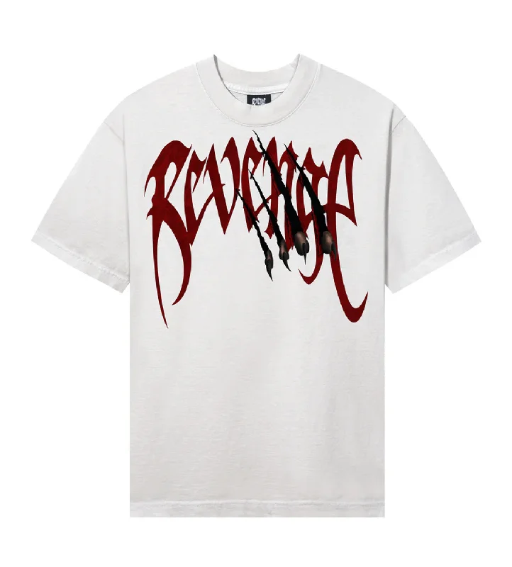 Revenge Arch Logo Claw Tee Cement/Red