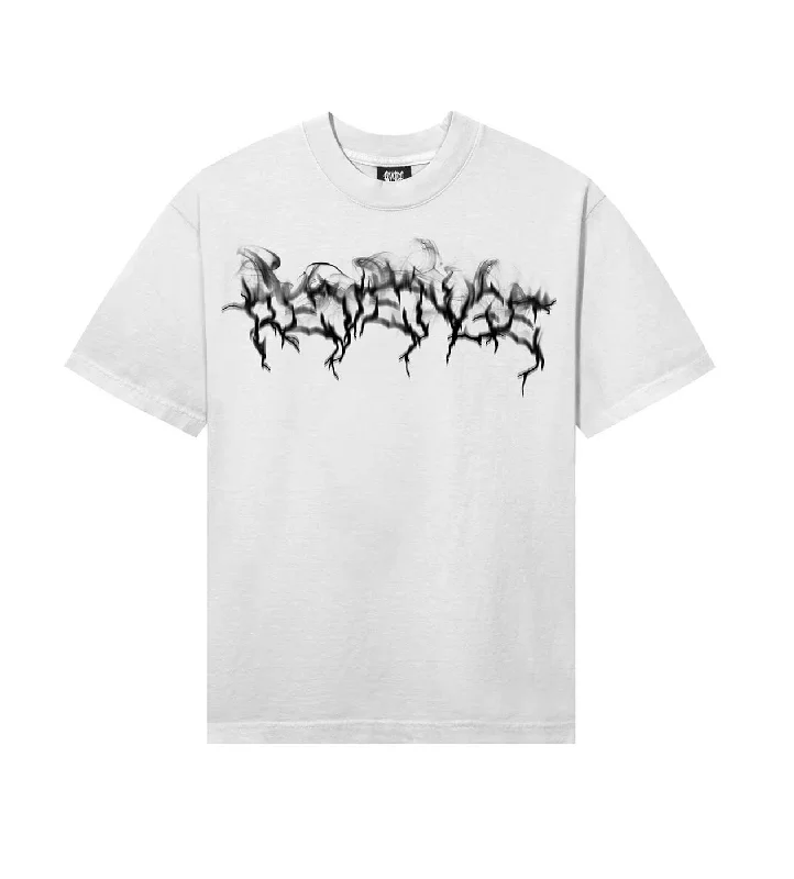 Revenge Smoke Lightning Tee White