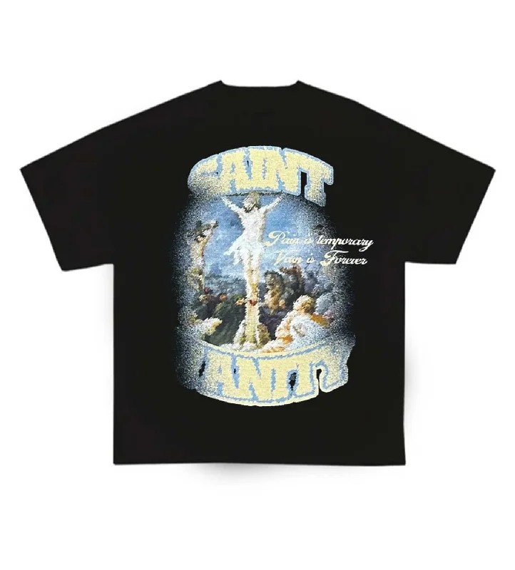 Saint Vanity Blurry Cross Tee Black