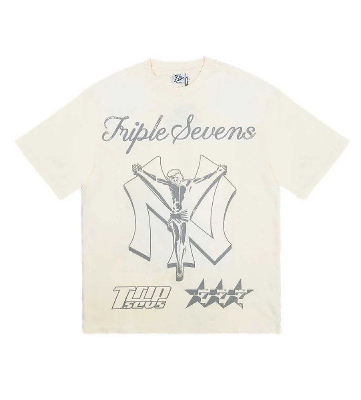 Triple Sevens NY Jesus Cream Tee