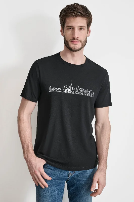 Dkny Cityscape Sketch Tee