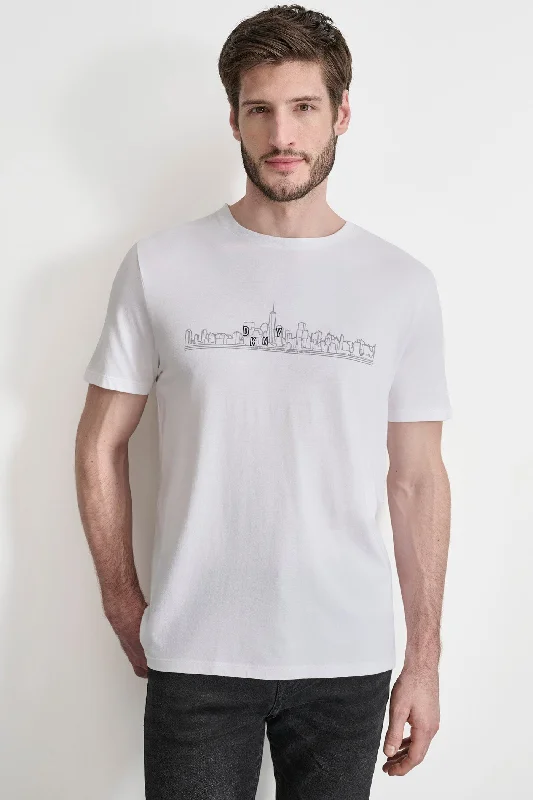 Dkny Cityscape Sketch Tee