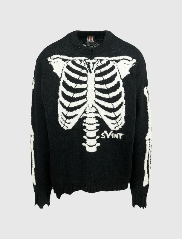 KNIT BONE SWEATER