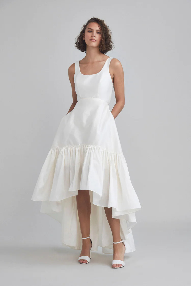 Amsale Little White Dress LW188