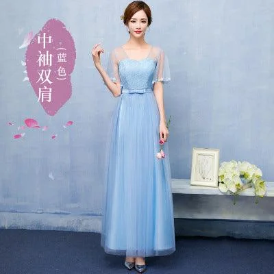 Medium sleeve double blue