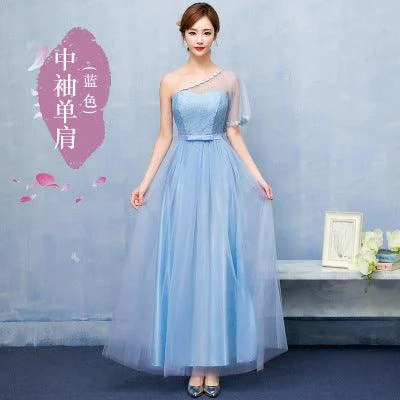 Medium sleeve single blue