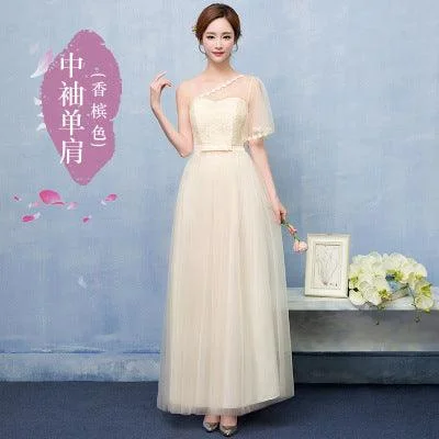Medium sleeve single champagne