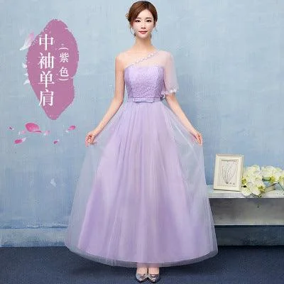 Medium sleeve single purple