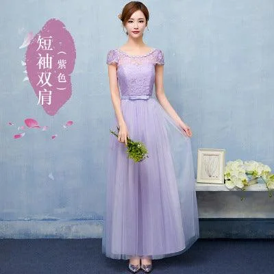 Short sleeve double purple