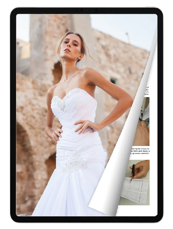 eBook: Draped Wedding Dress On A Soft Base