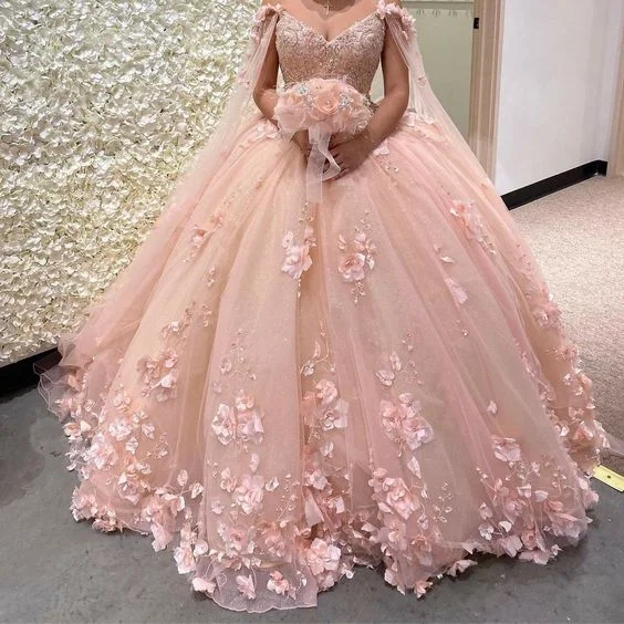 Elegant pink wedding dress Evening Dress,Prom Dresses C1611