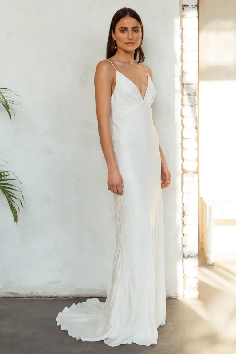 Jenny Yoo Little White Dress Cadence