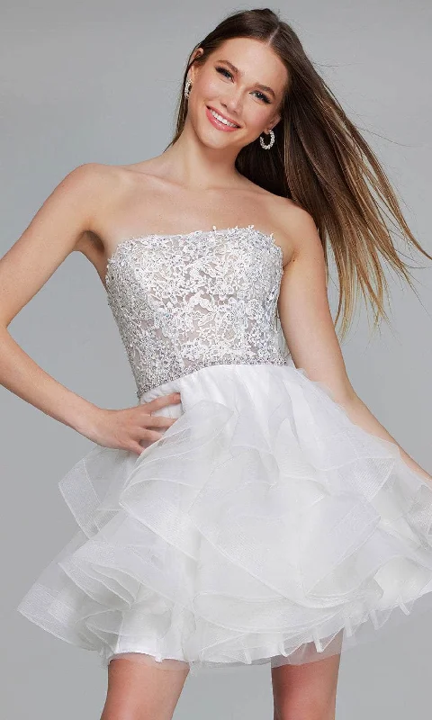 Jovani 24371 - Strapless Cocktail Dress