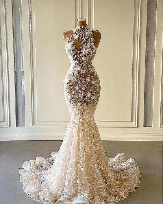 Meramid evening dresses long formal dress wedding dress  C1310