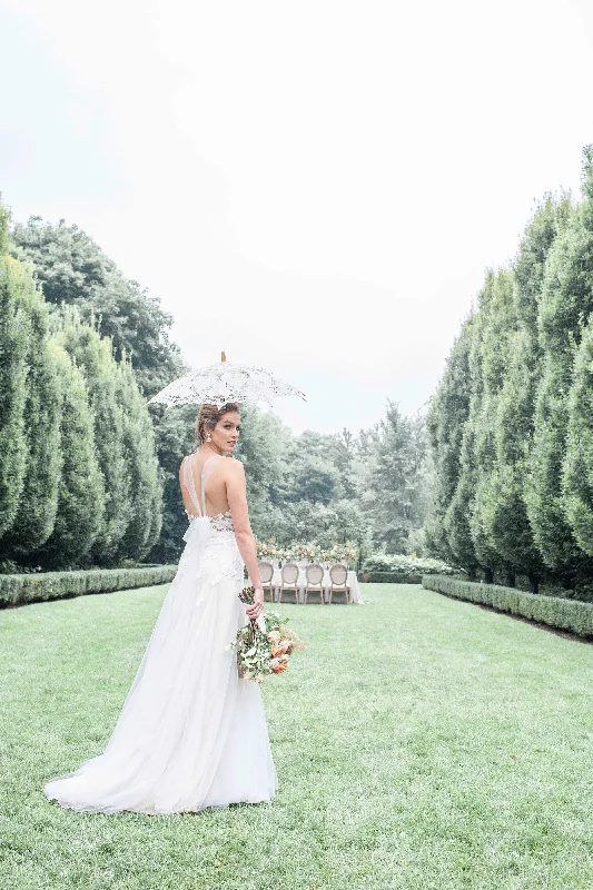 RHYS Unique Tulle Wedding Dress