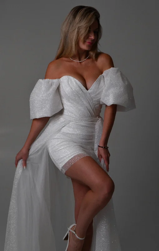 Short wedding dress Bridal shower dress