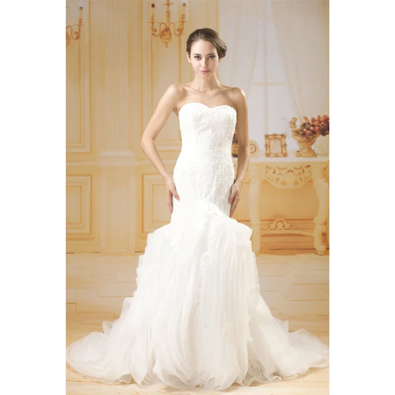 Strapless Sweetheart Mermaid Wedding Dress