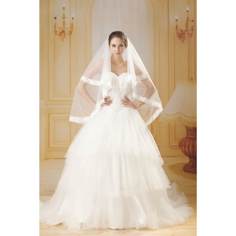 Sweetheart Hand-beaded Wedding Ball Gown