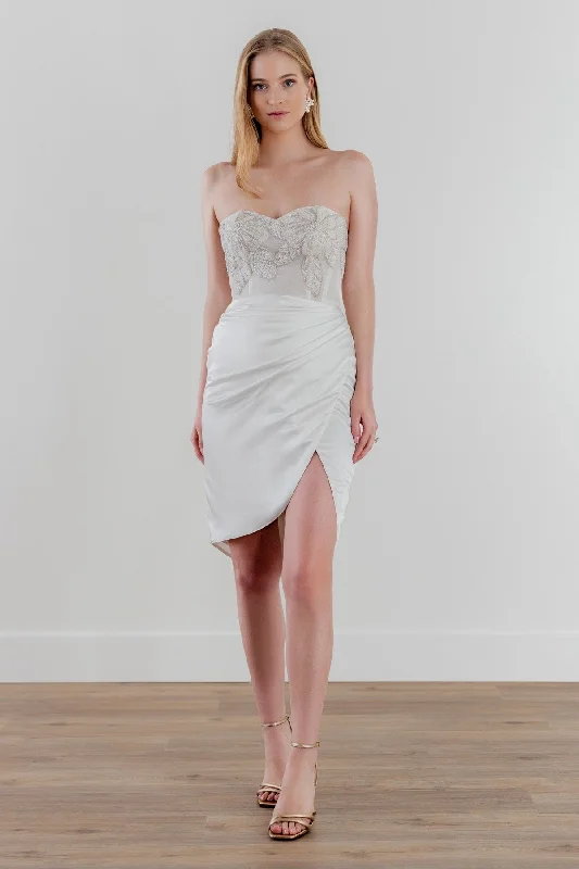 By Watters Little White Dress Smokin Hot 38405
